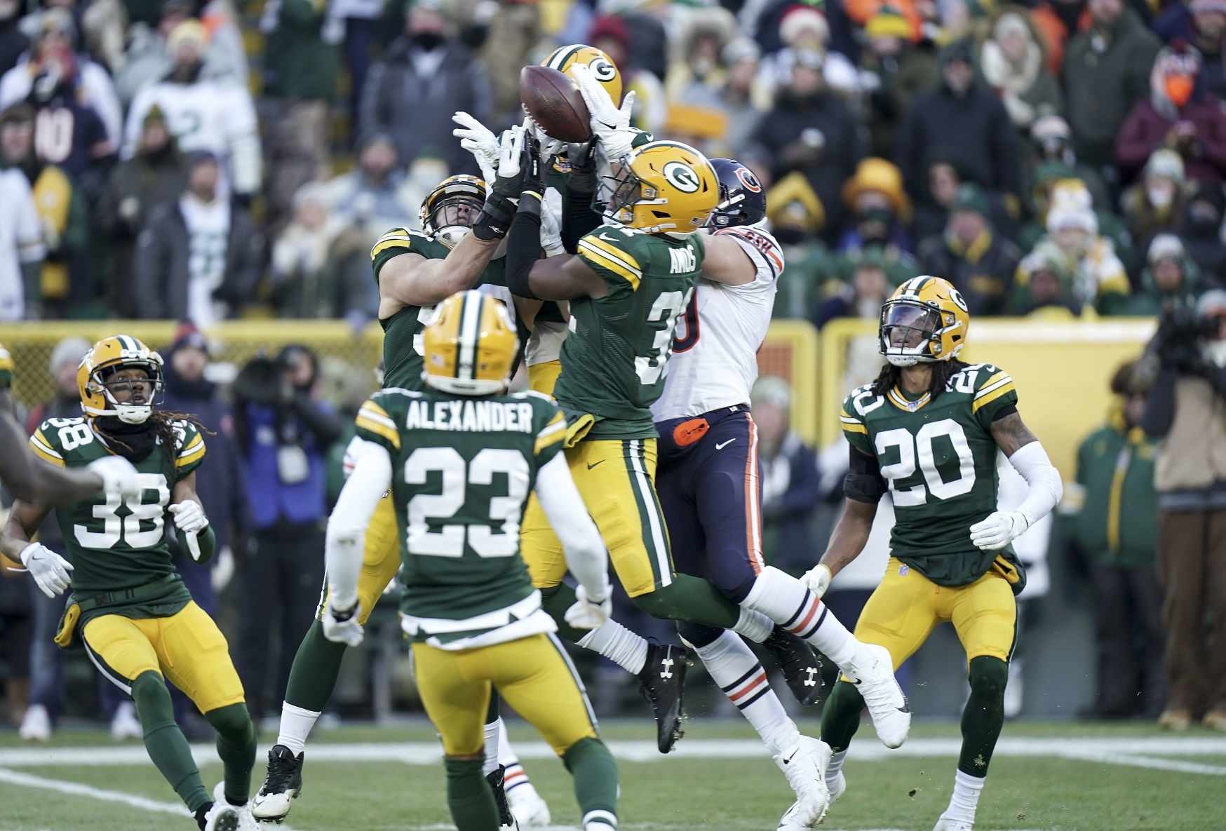 Packers 21, Bears 13